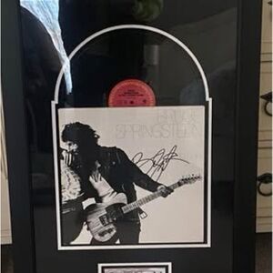Bruce Springsteen autograph album cover